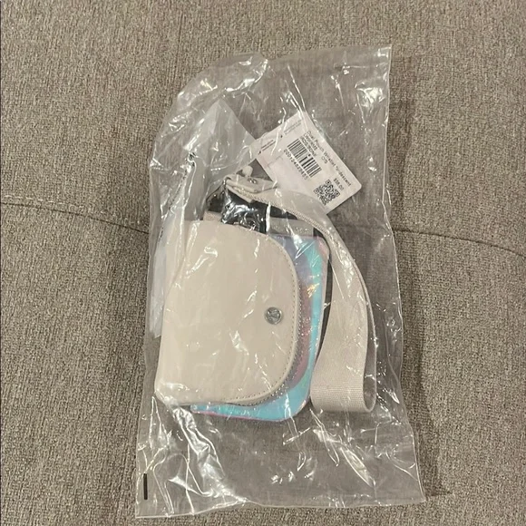 Lululemon Dual Pouch Wristlet *Iridescent IRDS/BONE ONE SIZE - Picture 3 of 3